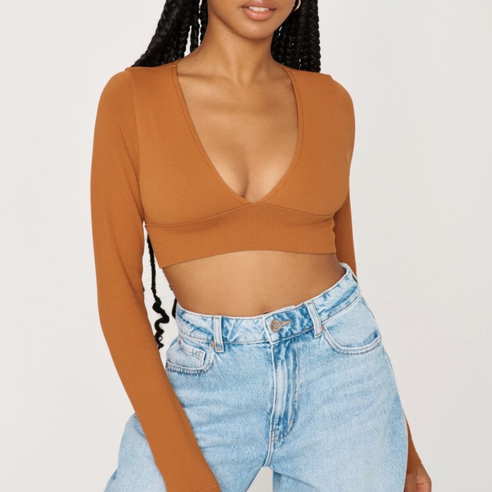 Long Sleeve Crop Top